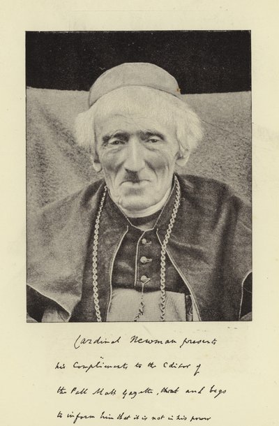 Den framlidne kardinal Newman av English Photographer