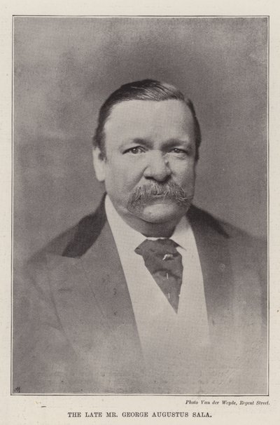 Den avlidne herr George Augustus Sala av English Photographer