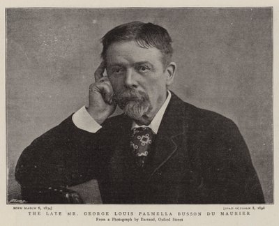 Den avlidne herr George Louis Palmella Busson Du Maurier av English Photographer