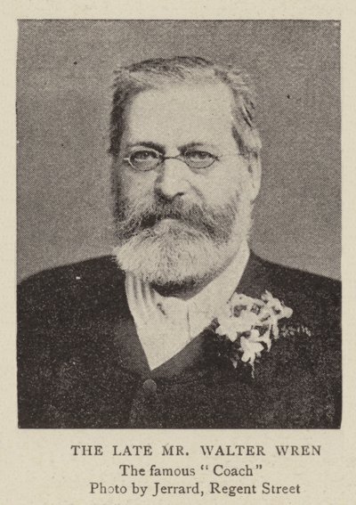 Den framlidne herr Walter Wren av English Photographer