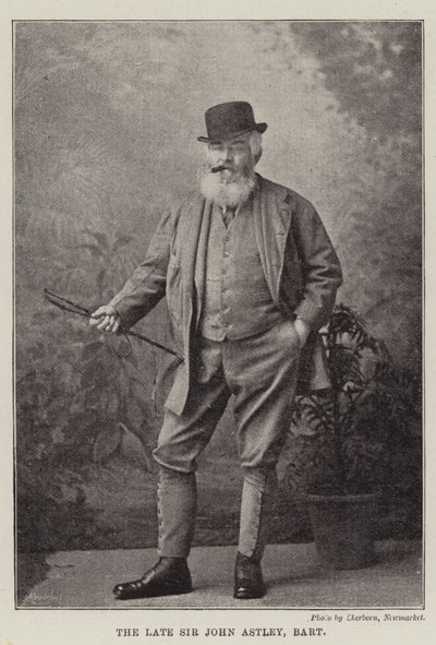 Den framlidne Sir John Astley, Baronet av English Photographer