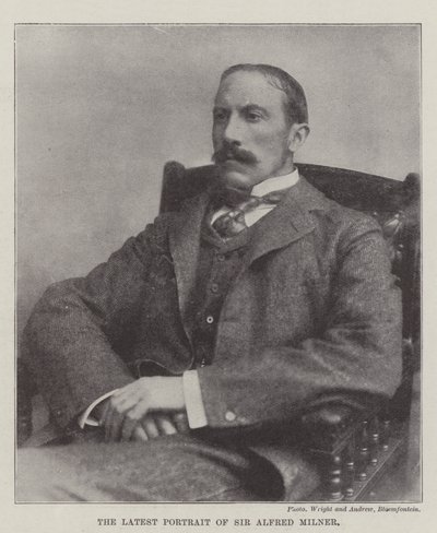 Det senaste porträttet av Sir Alfred Milner av English Photographer