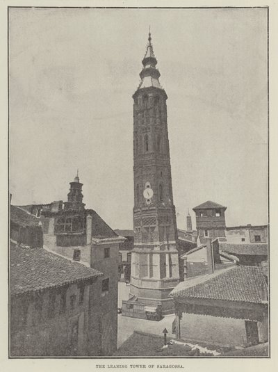 Det lutande tornet i Zaragoza av English Photographer