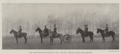 Montgomeryshire Yeomanry, med Pom-Pom, återvände från Active Service av English Photographer