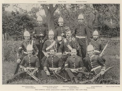 National Rifle Associations möte i Bisley, Cape Team av English Photographer