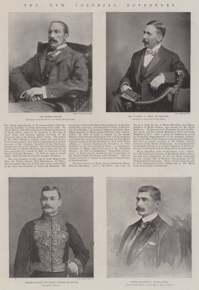 De nya kolonialguvernörerna av English Photographer
