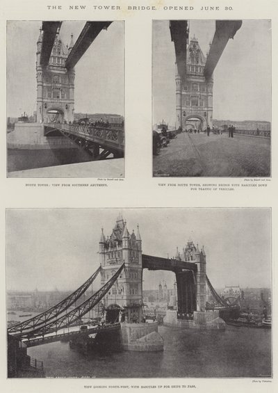 The New Tower Bridge, öppnade 30 juni av English Photographer