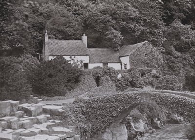 The Old Mill, Jesmond Dene (s/v foto) av English Photographer