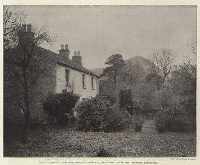 The Old Rectory, Grasmere, där Wordsworth bodde från 1811 till 1813, revs nyligen av English Photographer
