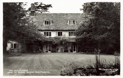 The Old Vicarage, Rupert Brookes hem, Grantchester, Cambridge av English Photographer