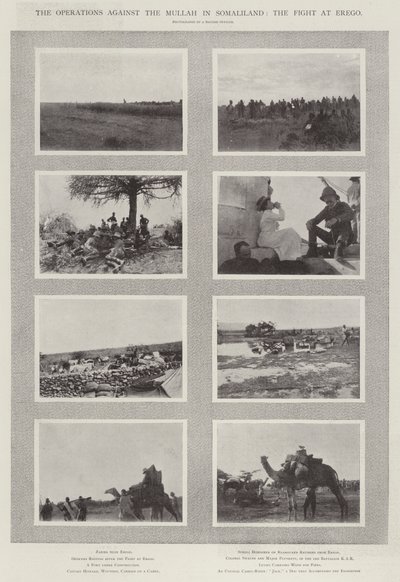 Operationerna mot mullan i Somaliland, kampen vid Erego av English Photographer
