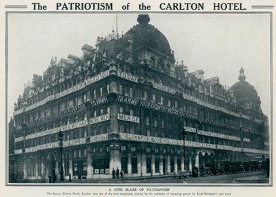 Patriotismen på Carlton Hotel av English Photographer
