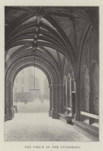 Guildhalls veranda av English Photographer