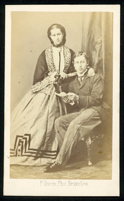 Prinsen och prinsessan av Wales av English Photographer