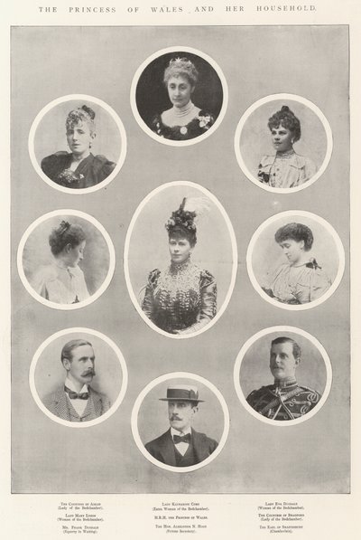 Prinsessan av Wales och hennes hushåll av English Photographer