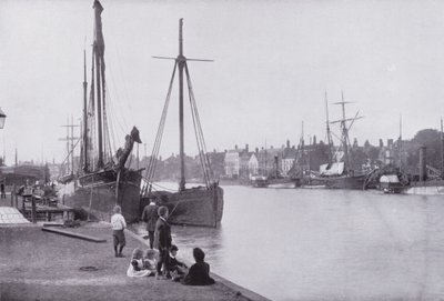 The Quays, Yarmouth (s/v foto) av English Photographer