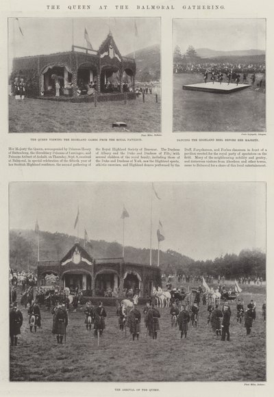Drottningen på Balmoral Gathering av English Photographer