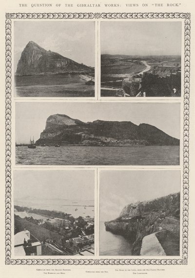 Frågan om Gibraltar Works, Views on The Rock av English Photographer