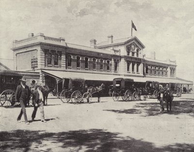 Järnvägsstationen, Perth, västra Australien av English Photographer