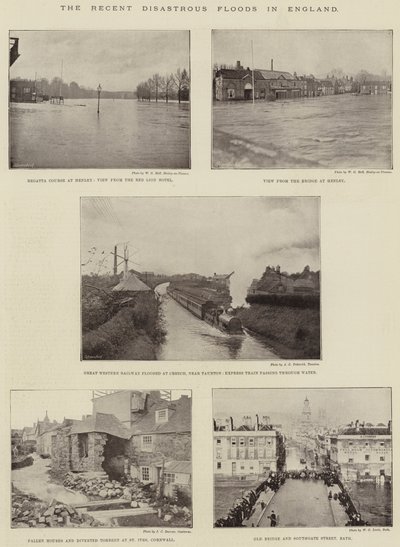 De senaste katastrofala översvämningarna i England av English Photographer