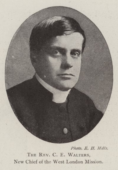 Pastor C E Walters, ny chef för West London Mission av English Photographer