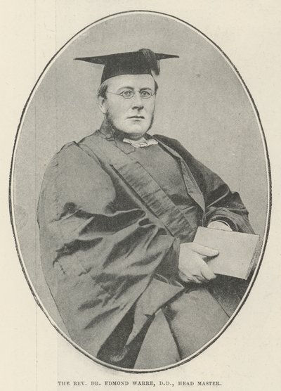 Pastor Dr Edmond Warre, DD, huvudmästare av English Photographer