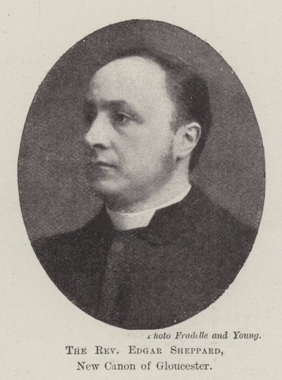Pastor Edgar Sheppard, ny kanon av Gloucester av English Photographer