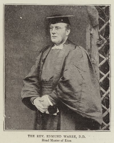Pastor Edmund Warre, DD av English Photographer