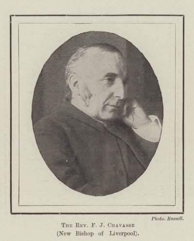 Pastor F J Chavasse, ny biskop av Liverpool av English Photographer