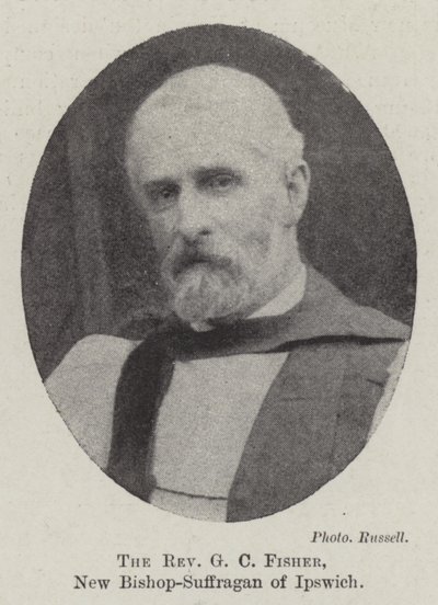 Pastor G C Fisher, ny biskop-Suffragan av Ipswich av English Photographer