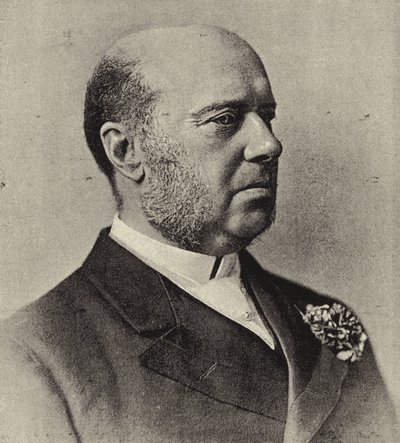The Right Hon Sir Hercules Robinson, GCMG, framlidne guvernör på Kap, och Hennes Majestäts högkommissarie för Sydafrika av English Photographer