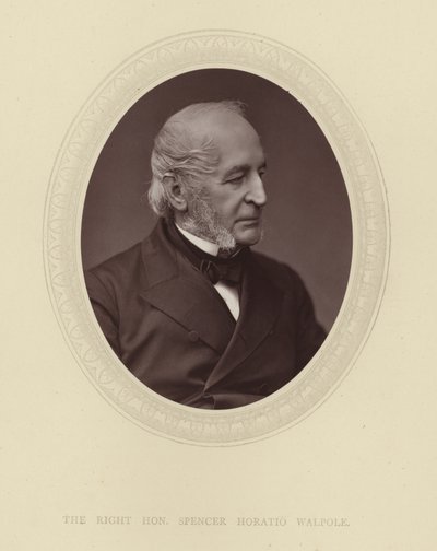 Den högra Hon. Spencer Horatio Walpole av English Photographer
