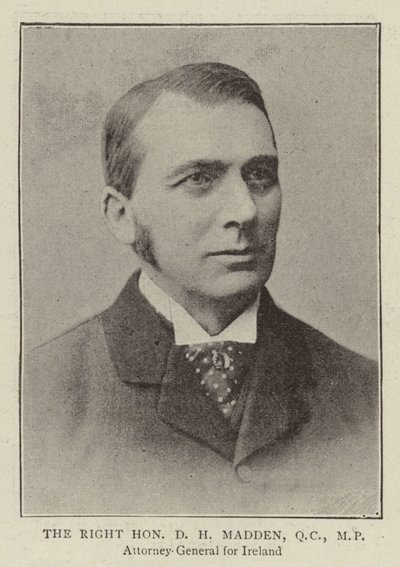 Rätten ärade D H Madden, QC, MP av English Photographer