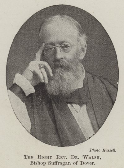 Rätt pastor Dr Walsh, biskop Suffragan av Dover av English Photographer