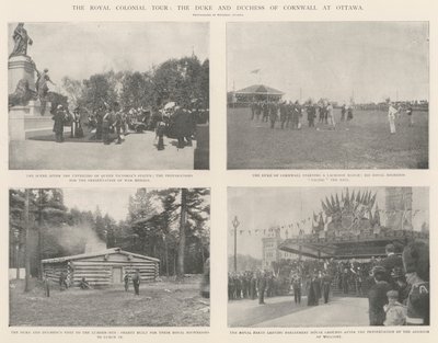 Royal Colonial Tour, hertigen och hertiginnan av Cornwall i Ottawa av English Photographer