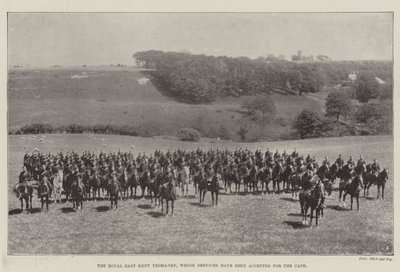 Royal East Kent Yeomanry, vars tjänst har accepterats för Kap av English Photographer