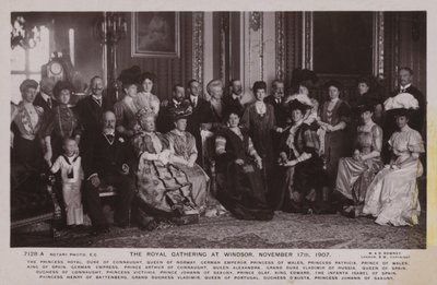 Royal Gathering i Windsor, 17 november 1907 av English Photographer