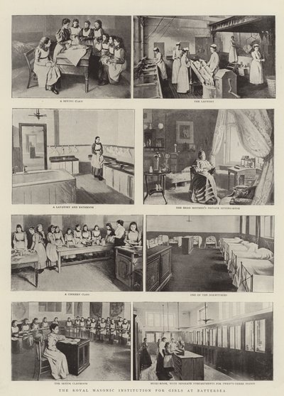 Royal Masonic Institution for Girls at Battersea av English Photographer