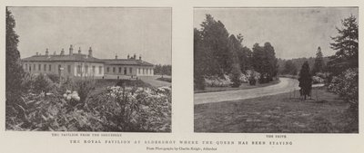 Den kungliga paviljongen vid Aldershot där drottningen har vistats av English Photographer