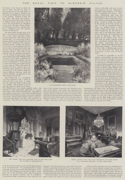 Det kungliga besöket i Blenheim Palace av English Photographer