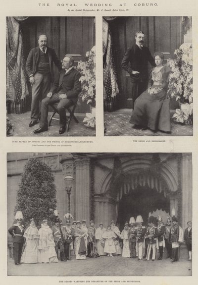 Det kungliga bröllopet i Coburg av English Photographer