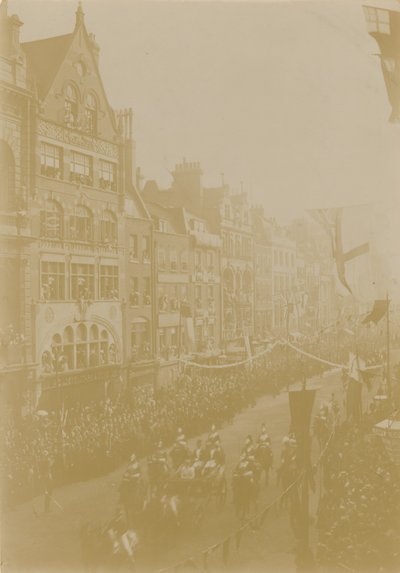 Hertigen av Yorks kungliga bröllopsprocession av English Photographer