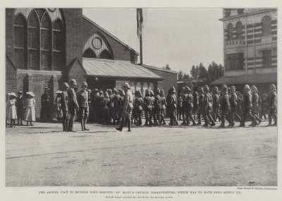 Den andra planen att mörda Lord Roberts, St Marys Church, Johannesburg, som skulle ha sprängts av English Photographer