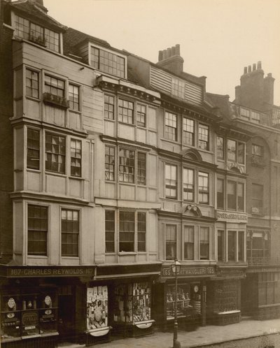 The Strand, London; södra sidan, med 163-167 Strand av English Photographer