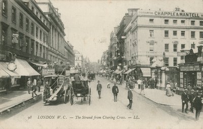 The Strand från Charing Cross, London av English Photographer