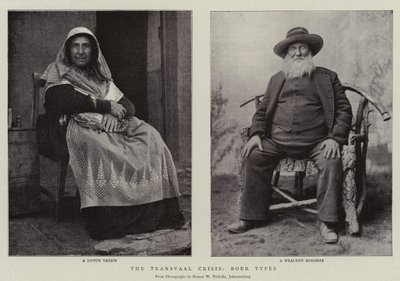 Transvaal-krisen, Boertyper av English Photographer