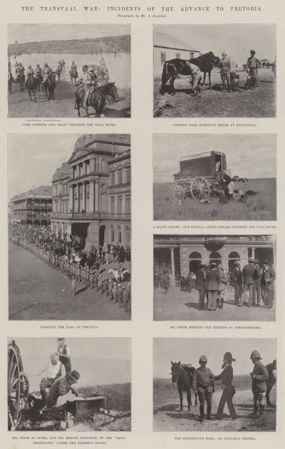 Transvaalkriget, incidenter av framryckningen till Pretoria av English Photographer