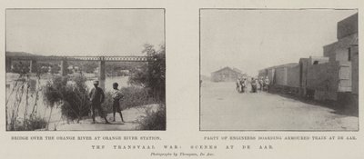 Transvaalkriget, scener vid De Aar av English Photographer
