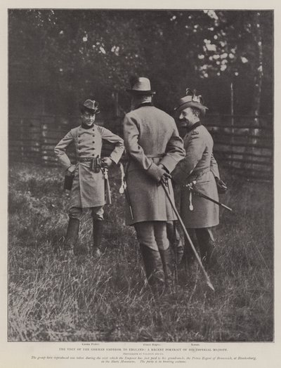 Den tyske kejsarens besök i England, ett färskt porträtt av hans kejserliga majestät av English Photographer
