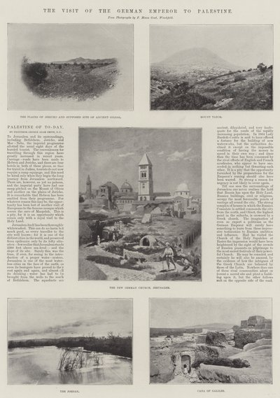 Den tyska kejsarens besök i Palestina av English Photographer